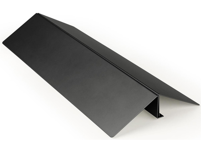Sign Clamp with Wedge Design, Supports Posters up to 1.5 Thick, Steel Black (FLRHLD36BK)