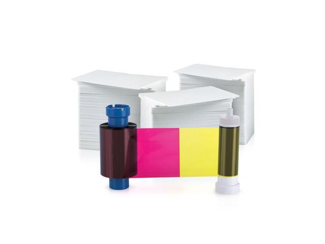 YMCKO 300 Print Ribbon/Card Pack for Pilot and Compass Printers