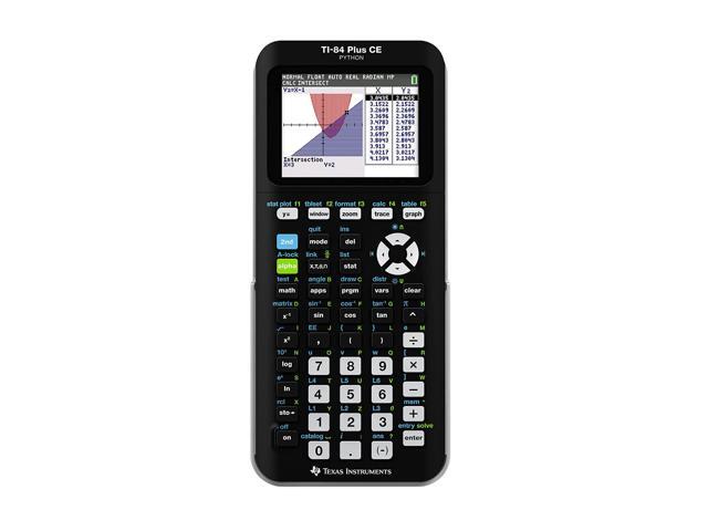 Scientific Python Graphic Calculator, Folima TI-84 Plus CE Color Graphing Instruments, Black 7.5 Inch