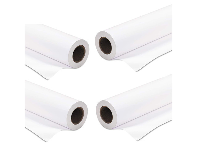 4 Rolls 42-inch x 150-foot 20lb Bond Plotter Paper, 2-inch Core - Compatible with HP DesignJet & Canon IPF Inkjet Printers