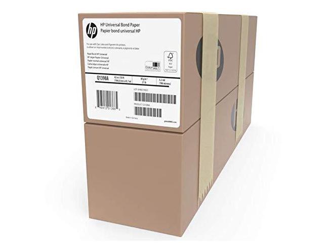 Wide Format Universal Bond Paper 42 in x 150 ft, 2 Roll Bundle4.2 mil - 80 g/m² (21 lbs) 2' Core - Q1398A-2R