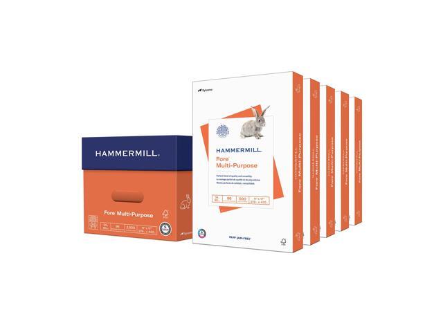 Fore Multi-Purpose 24lb Copy Paper, 11x17, 5 Ream Case, 2500 Sheets, Made in USA, Sustainably Sourced From American Family Tree Farms, 96 Bright,.