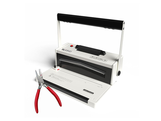 Coil Binding Machine with Electric Coil Inserter and Adjustable Side Margin 20 Sheet Punch Capacity Bind up to 440 Sheets 46 Fully...