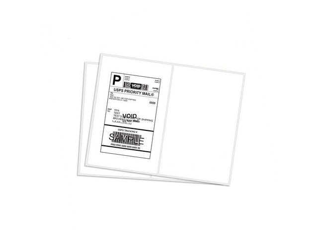 Shipping Labels with Round Corner, 8.5 x 5.5 Inches Half Sheet Self Adhesive Shipping Address Labels for Laser and Inkjet Printer (8000 Labels)