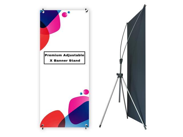 Premium X Banner Stand 24'x72' with Portable Oxford Bag (6 UNIT)