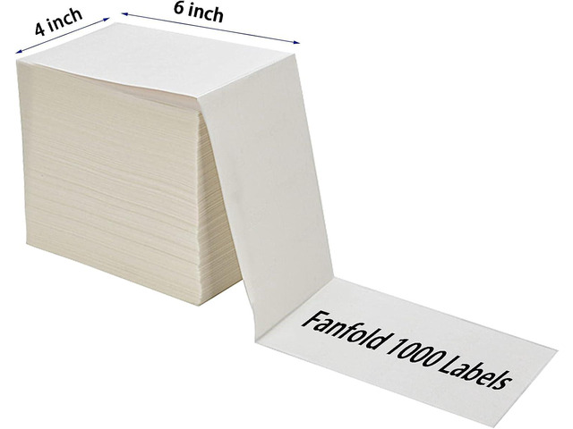 4x6 Thermal Labels 20000 Labels, Shipping Label Thermal Paper for Thermal Printers Zebra & Rollo (20 Packs of 1000)