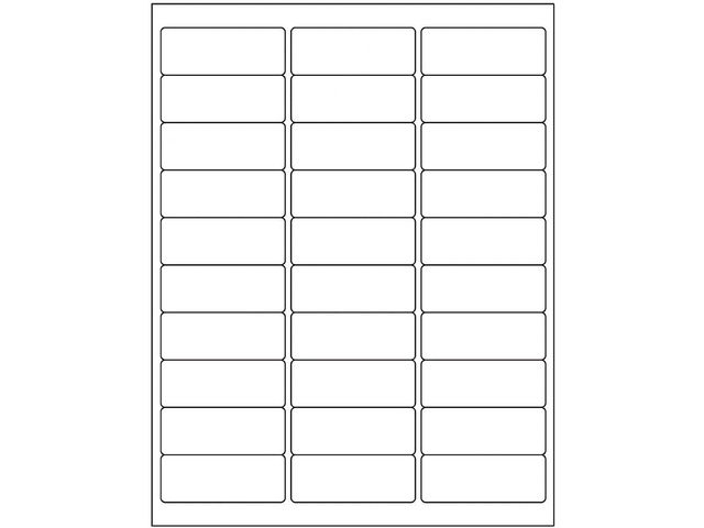 30-up Labels 60000 Stickers 2000 Sheets 2.625 x 1 FBA Address Labels White Mailing Labels for Laser and Injet Printers