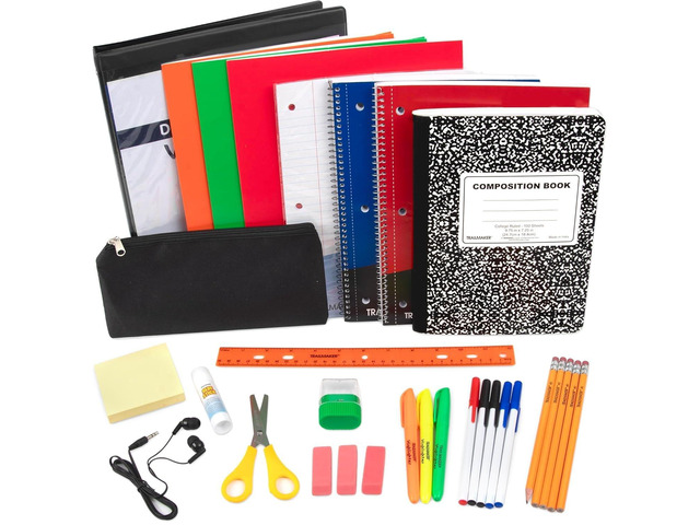 12 Pack Bulk Middle and High School Supplies Kits for Boys, Girls, Classrooms Back to School Supply Bundle Wholesale Packs for Kids, Includes...