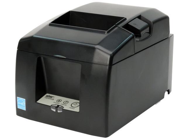 TSP654IIC Parallel Thermal Receipt Printer with Auto-cutter and External Power Supply - Gray