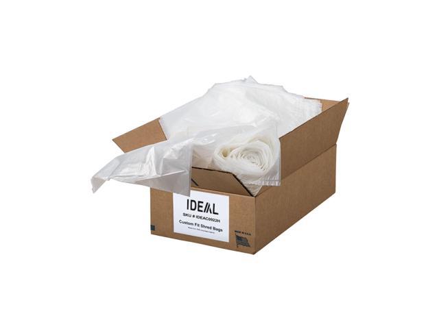 IDEAL AC0922H Shredder Bags 27 x 64 Gusseted, 65-Gallon Capacity, Heavy-Duty Bags for IDEAL 4606 and 4108 Shredder Models