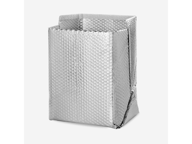 Thermal Box Liner 12x10x9 inch - 25 pack Self-Seal Reflective Thermal Bubble Foil Insulated Box Liner with Flat Bottom for Cold Shipping....