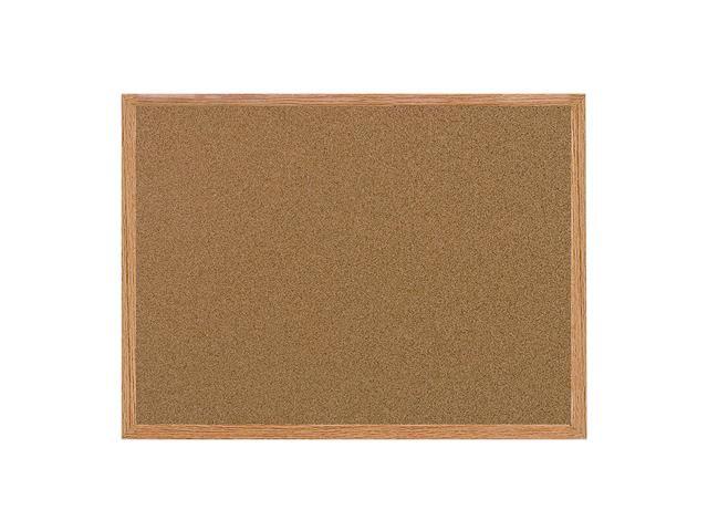Maya Series Self-Healing Cork Bulletin Board, Wall Mounting Push Pin Cork Board, 48' x 72', Wood Frame