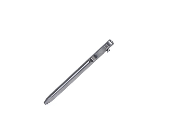 Slim Bolt Action Pen (Titanium Raw)