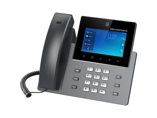 GXV3450 IP Video Phone 16 Lines, 16 SIP Accounts 5-Inch Color Touch Screen Wi-Fi 5 Dual-Port Gigabit Ethernet with Integrated PoE