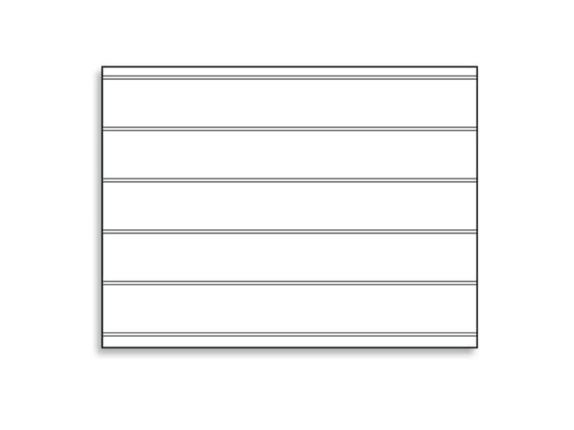 Accent Printing & Signs MagicMaster Roadside Swinger Message Board Sign Panel 1 36 x 48 x 10mm Corrugated Plastic Blank White Sign Panel...