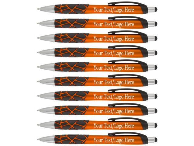 Personalized Pens With your Custom Logo or Text-200 Pack Bulk-for Businesses, Parties, and Events, 2 in 1 Capacitive Stylus & Ballpoint Pen...