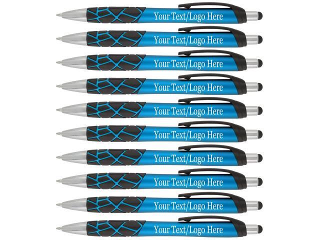 Personalized Pens With your Custom Logo or Text-200 Pack Bulk-for Businesses, Parties, and Events, 2 in 1 Capacitive Stylus & Ballpoint Pen...