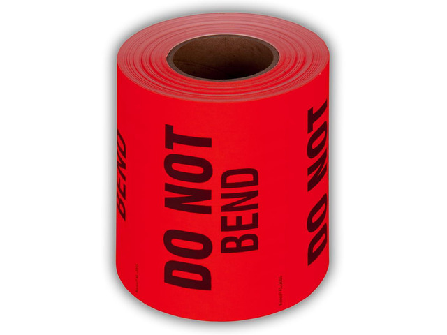 3' X 5' Do not Bend Fluorescent Shipping Label Stickers for Shipping and Packing - 500 Adhesive Labels Per Roll (10 Pack)