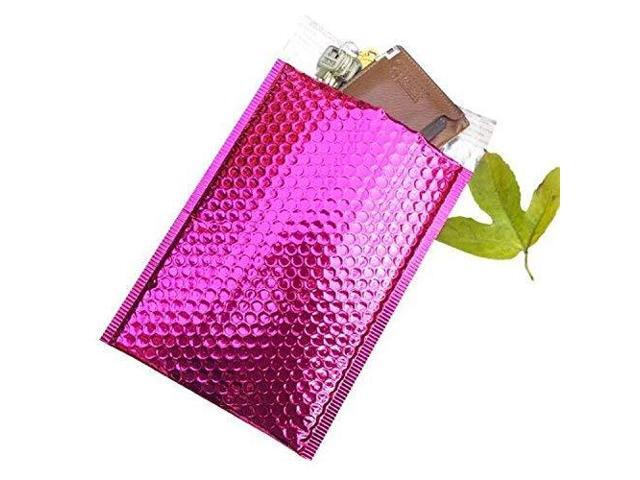 ProLine Glamour Metallic Pink Poly Bubble Mailers Envelopes Bags 6.5' x 10' Extra Wide Perfect for DVD Wide CD (500)