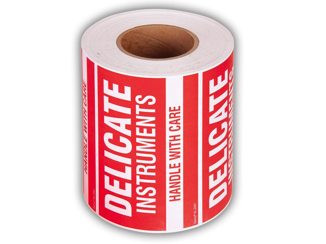 3' X 5' Do not Drop Fluorescent Shipping Label Stickers for Shipping and Packing - 500 Adhesive Labels Per Roll (10 Pack)