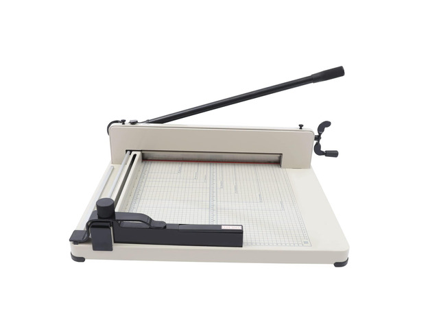 17 Inch Heavy Duty Paper Cutter Guillotine Paper Cutter Guillotine Paper Slicer Trimmer A3 0.1-36mm Cutting Thickness for Cardstock Card Fabric...