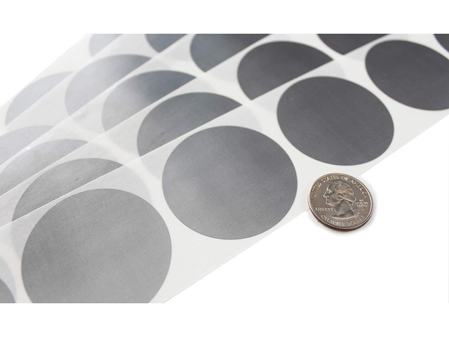 2 in Silver Round Scratch-Off Stickers, 2500 Pack Ideal for gender reveals, baby showers, wedding games, invitations, raffle tickets, classroom...