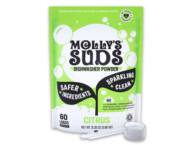Dishwasher Powder Clean Dishwasher Detergent, Cuts Grease & Rinses Clean (Residue-Free) for Sparkling Dishes 60 Loads (Citrus)