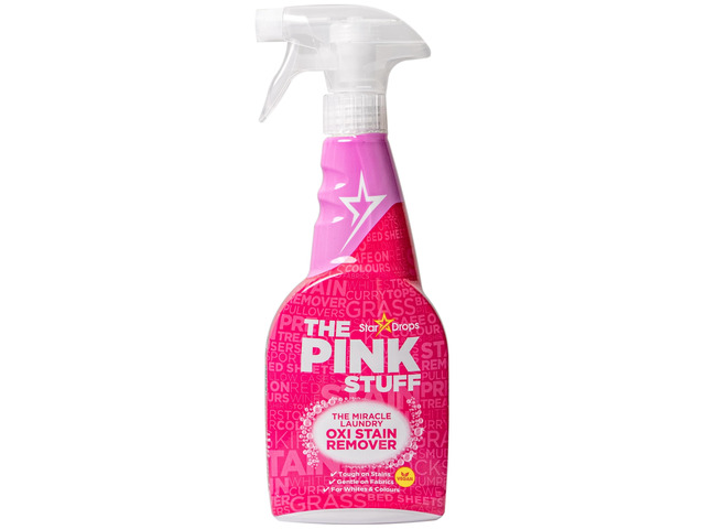 The Pink Stuff Miracle Laundry Oxi Stain Remover Spray, 16.9 Fl Oz Tough on Stains Gentle on Fabrics For Whites & Colours
