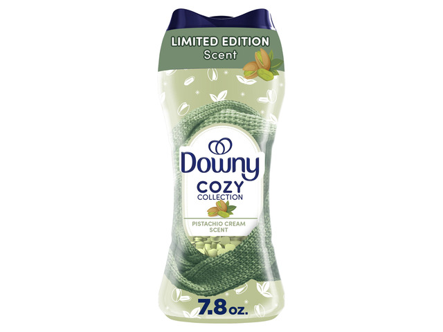 Downy Cozy Collection In-Wash Laundry Scent Booster Beads, Pistachio Cream Scent, 7.8 oz, Limited Edition Laundry Beads