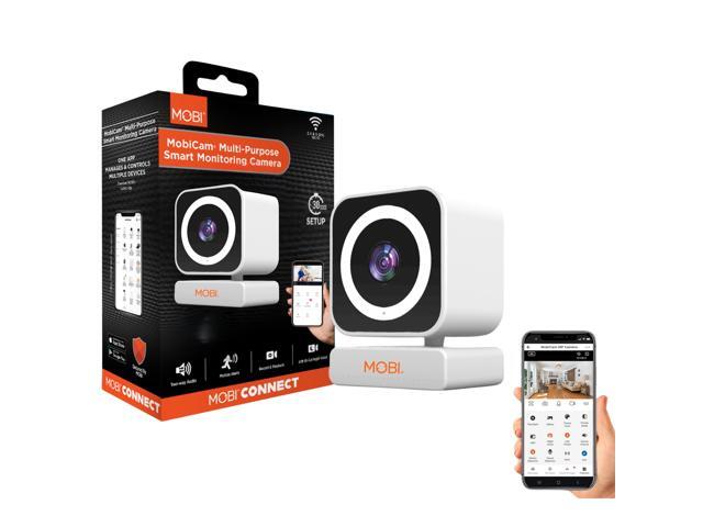 MobiCam MP 1080p Wi-Fi Smart Home Camera for Babies, Dogs, and Security w/Motion Detection, 2-Way Audio, Color Night Vision, Built-in Spotlight, 30...