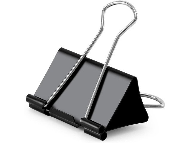 Extra Large Binder Clips 2.4 Inch Length, Jumbo Binder Clips for Office (18 Pcs)