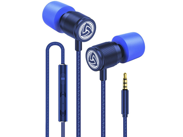 LUDOS Ultra Wired Earbuds in-Ear Headphones, 5 Years Warranty, Earphones with Microphone, Noise Isolating Ear Buds, Memory Foam for iPhone,...