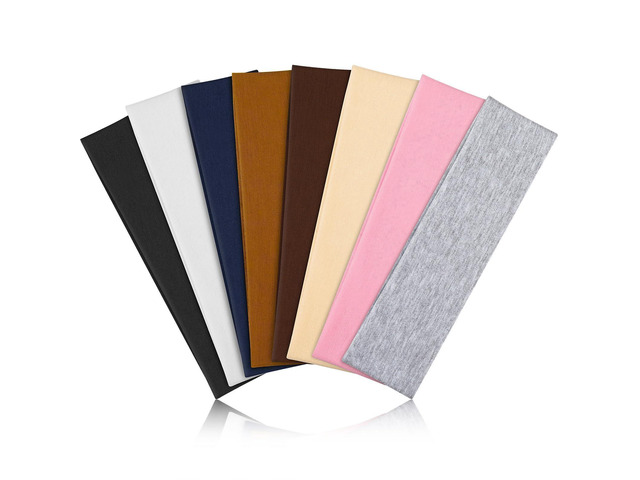 Yunaking Headbands for Women 8 Pack, Head Bands Stocking Stuffers for Women Soft Non Slip Stretchy Fabric Hair Accessories Heaband for Yoga,...