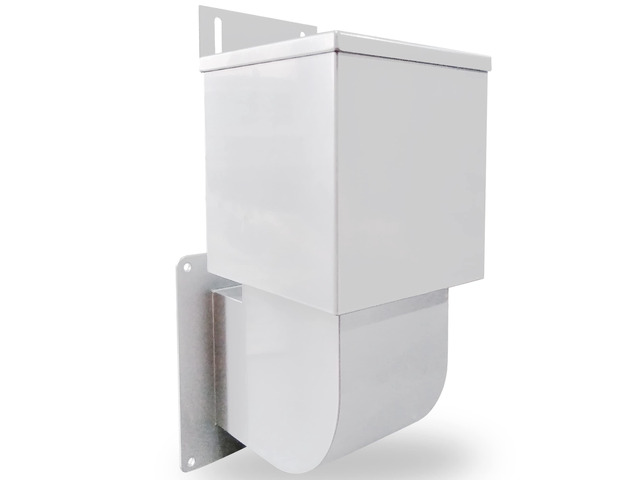 Stainless Steel Outdoor Dryer Vent Cover Closure and Seal Hood with Natural Energy Saving, Exhaust Air Fit for 4' Outside Siding Tube, Professional...