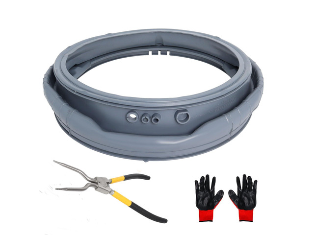 WM3470HVA WM3570HWA MDS47123605 Washer Door Boot Seal Gasket Compatible with LG Front Load Washer Door Seal & Kenmore Washer Parts WM3570HVA,...