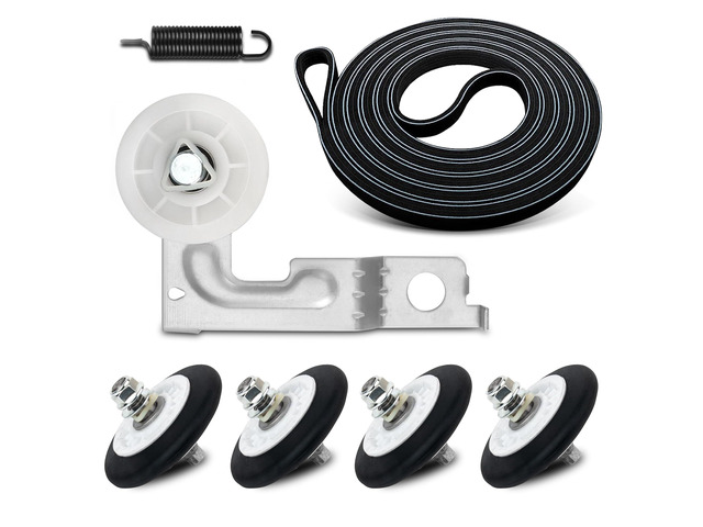 Dryer Repair Kit Drum Roller Belt Idler Pulley for LG DLE7177WM DLE7177RM, DLE4970W, DLE4801W, DLE1310W, DLE2515S, DLE2301R, DLE2301W, DLE2101W,...