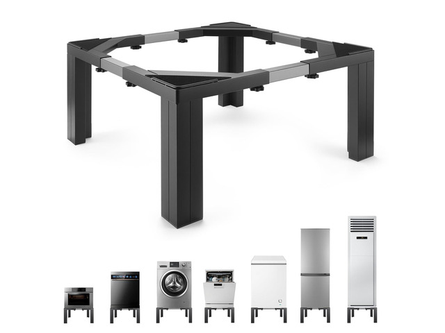 11 In Tall Washing Machine Stainless Steel Pedestals Square Pedestal Stand Portable Washer And Dryer Stand,Adjustable 2129 Inch Universal Fit...