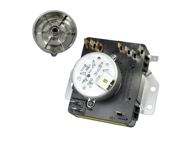 W11566736 W11701755 Gas Dryer Timer & Knob Kit for Whirlpool Maytag (115VAC 60Hz), Replace 4982474 AP7225135 OEM28900542 PS17629166 EAP17629166...
