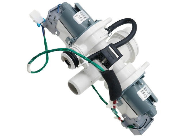 DC97-15974C Washer Drain Double Pump Motor Compatible with Samsung WF Series Replace PD00002016, 2024992 AP5324683, PS4221218, EAP4221218