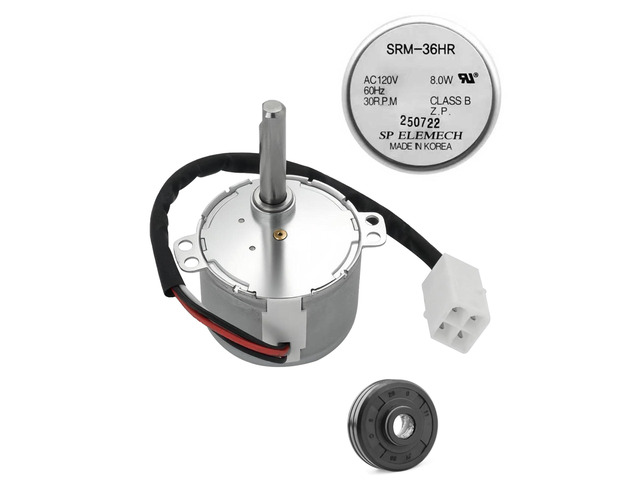 DD31-00013B for Samsung Dishwasher Geared Motor Exact Replacement Part kit SRM-36HR Replacement Part, with DD62-00053A Motor Shaft Seal, 4000924,...