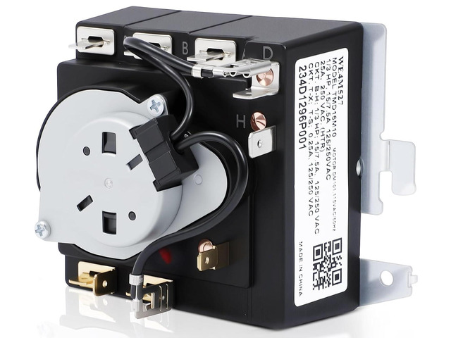 Replacement (234D1296P001) - Laundry Dryer Timer - Direct Replacement for WE4M527, WE4M365, WE04M0527, AP5632405, PS3654187, 2754526, EAP3654187,...