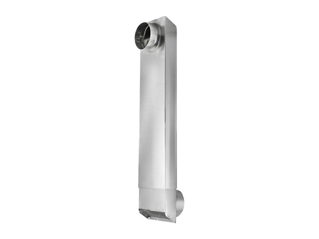Close Clearance Dryer Vent Periscope Pipe, 29'-50', Fits 4' Vents Flat, Slim Duct with Flexible Outlet Installation, Reduces Space Behind the...