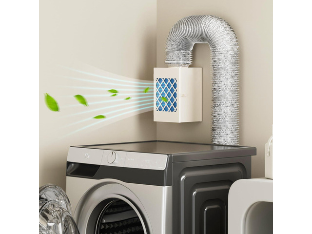 Metal Indoor Dryer Vent Kit, Dryer Vent Box, Safety Vent Flap
