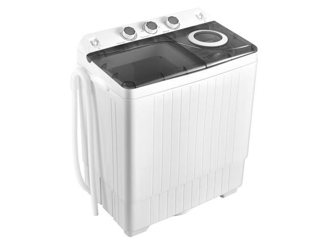 Portable Washing Machine, 26lbs Washer and Spinner Combo,18 lbs Washing 8 lbs Spinning, Built-in Drain Pump, w/Timer Control, Dorm Apartment Twin...