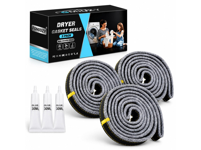 Dryer Drum Felt Gasket Seal Repair Replacement Kit DC97-07618A Fit for Samsung DV42H5200EP/A3 DV50K8600EV/A3 DV52J8700GP/A2 DV50K7500EV/A3...