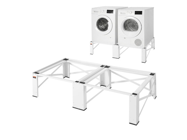 Laundry Pedestal, 12 in Height, Washer and Dryer Pedestals with 700 lbs Weight Load Capacity, Non-Slip Feet, 28.3 x 28.3 in Washing Machine Stand...