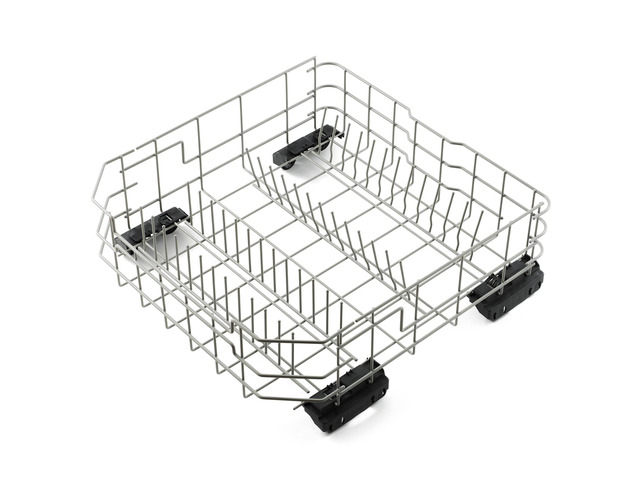 WD28X26099 WD28X34744 Lower Dishwasher Rack Replacement Parts for GE Lower Dishrack Dishwasher Rack 20.7'' D x 21.6'' W Roller Wheels GE...