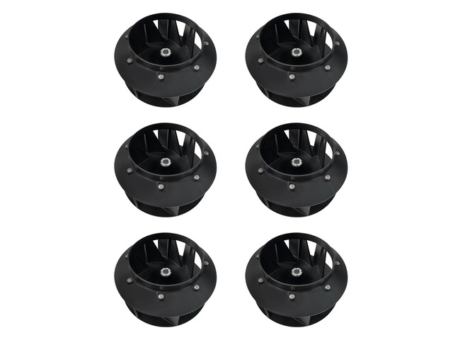 70359801P Blower Fan (6Pcs) Fits for Huebsch Speed Queen and Ipso Dryer Replaces 70123301, 70123301P, 70248601, 70248601P, 70359801, TU20281,...