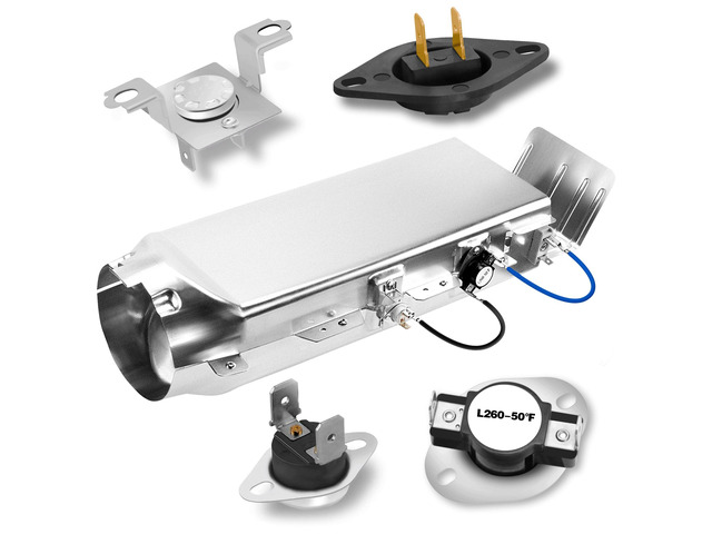 DC97-14486A Dryer Heating Element, Fit for Samsung DVE50R5200W/A3 DV42H5200EP/A3 DV40J3000EW/A2 DVE50R5400V/A3 DV42H5200EW/A3 DVE45R6100C/A3...