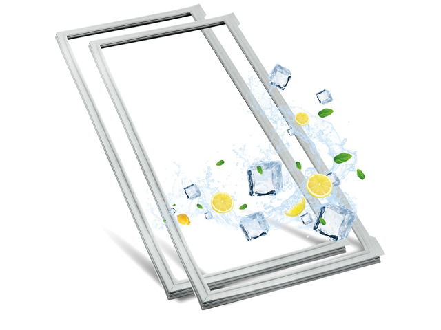 W10830162 Refrigerator Door Seal, 1-Pack French Refrigerator Door Gasket W10830162 Compatible with Whirlpool etc, Fit Model WRF535SMBW00,...